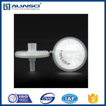 Hydrophilic PVDF Syringe Filter for HPLC consumables